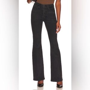 Good American Good Legs Flare Jeans black size 28